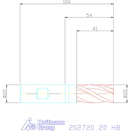 Garant VHM maró 20 mm