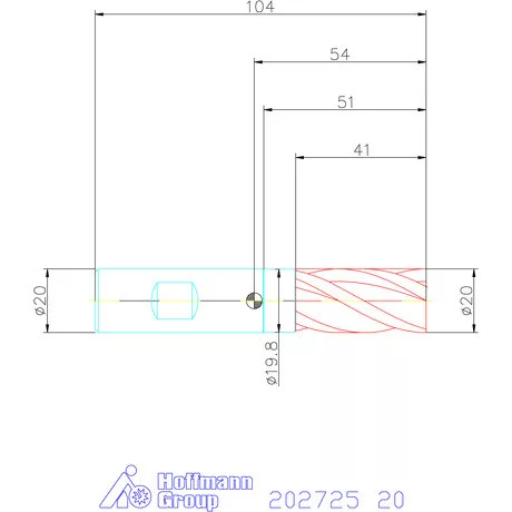 Garant VHM maró 20 mm