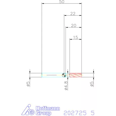 Garant VHM maró 5 mm