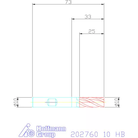 Holex VHM maró 10 mm