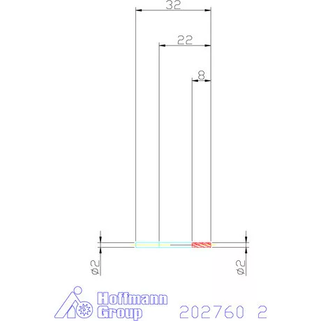 Holex VHM maró 2 mm