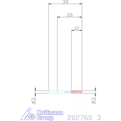Holex VHM maró 3 mm