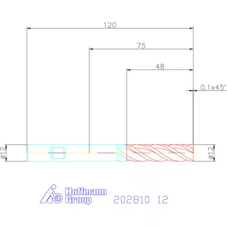 Garant VHM maró 12 mm