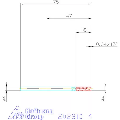 Garant VHM maró 4 mm