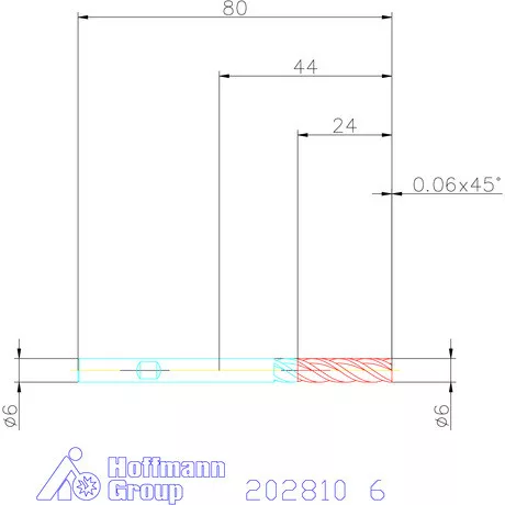 Garant VHM maró 6 mm