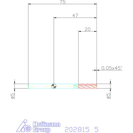 Garant VHM maró 5 mm