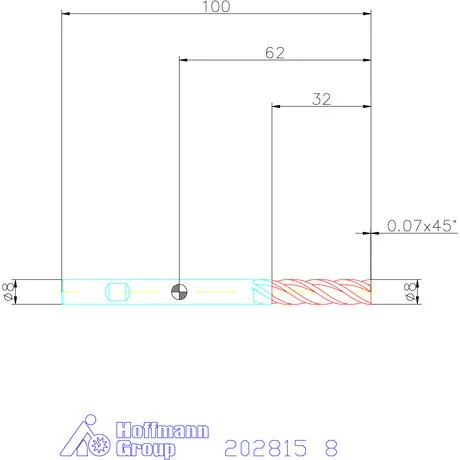 Garant VHM maró 8 mm