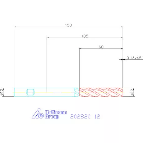 Garant VHM maró 12 mm