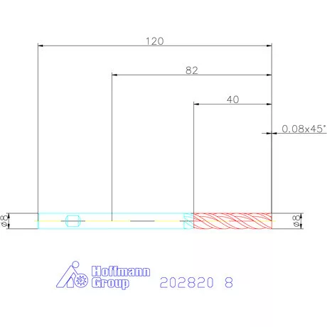 Garant VHM maró 8 mm
