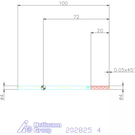 Garant VHM maró 4 mm
