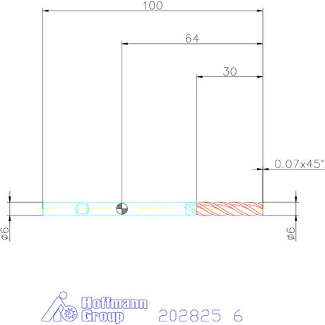 Garant VHM maró 6 mm