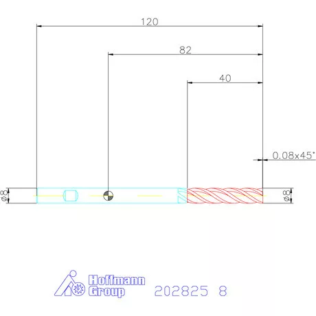 Garant VHM maró 8 mm