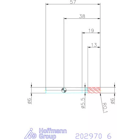 Garant VHM nagyoló maró ISO H55 HPC / TPC 6 mm