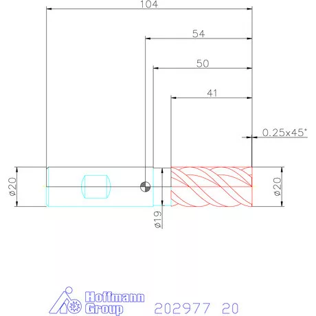 Garant VHM nagyoló maró MTC / TPC 20 mm