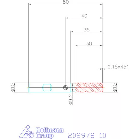Garant VHM nagyoló maró MTC / TPC 10 mm