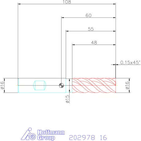 Garant VHM nagyoló maró MTC / TPC 16 mm