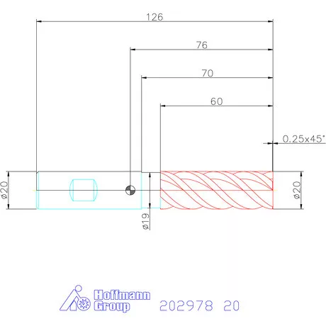 Garant VHM nagyoló maró MTC / TPC 20 mm