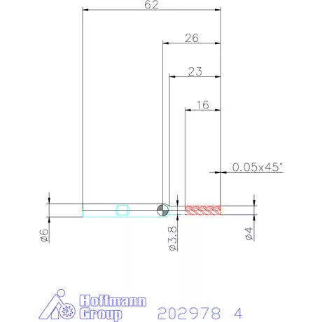 Garant VHM nagyoló maró MTC / TPC 4 mm