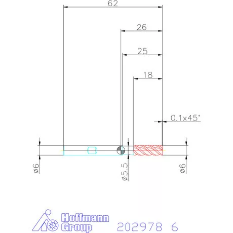 Garant VHM nagyoló maró MTC / TPC 6 mm