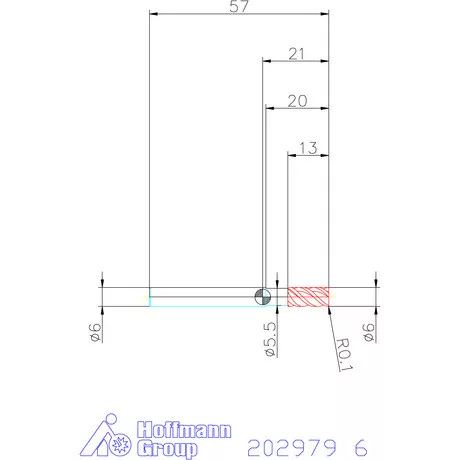 Garant VHM nagyoló maró MTC / TPC 6 mm