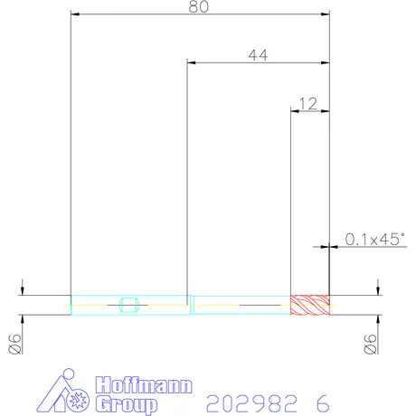Garant VHM nagyoló maró MTC 6 mm