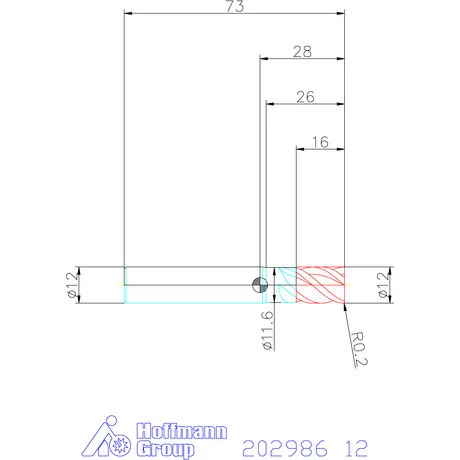 Garant Garant Master INOX M VHM maró HPC 12 mm