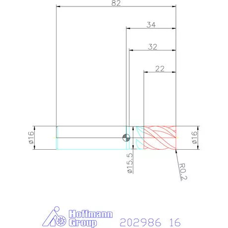 Garant Garant Master INOX M VHM maró HPC 16 mm