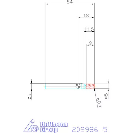 Garant Garant Master INOX M VHM maró HPC 5 mm