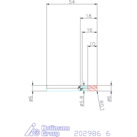 Garant Garant Master INOX M VHM maró HPC 6 mm