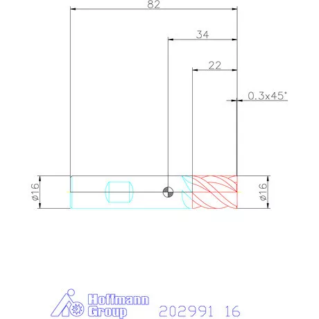 Holex Holex Pro INOX M VHM maró HPC 16 mm