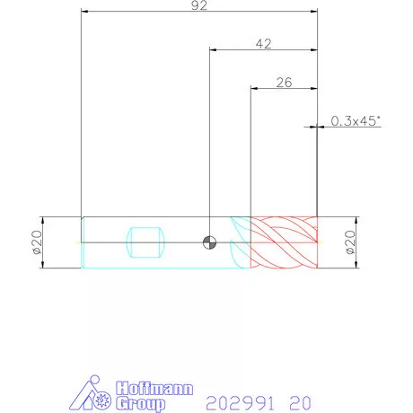 Holex Holex Pro INOX M VHM maró HPC 20 mm