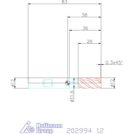 Holex Holex Pro INOX M VHM maró HPC 12 mm