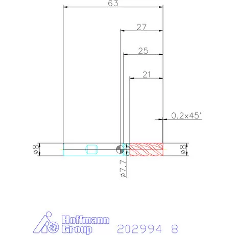 Holex Holex Pro INOX M VHM maró HPC 8 mm