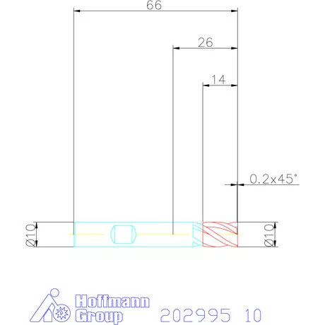 Holex VHM maró HPC 10 mm