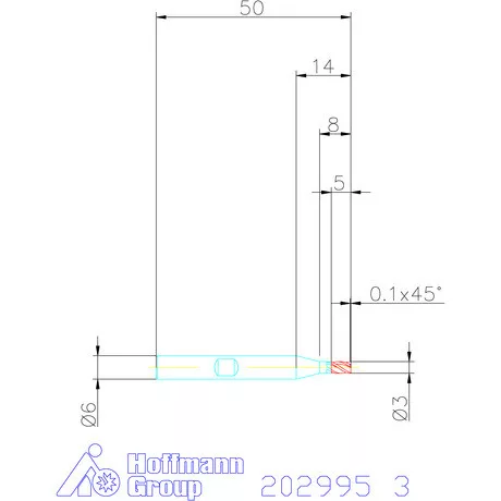 Holex VHM maró HPC 3 mm