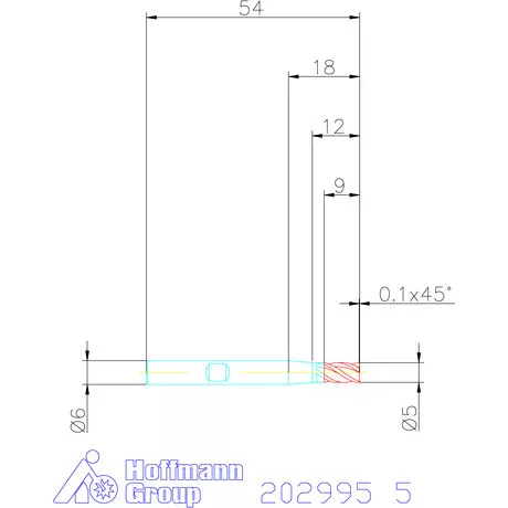 Holex VHM maró HPC 5 mm