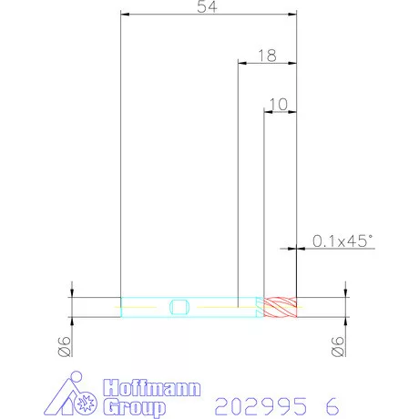 Holex VHM maró HPC 6 mm