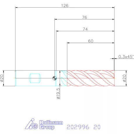 Holex Holex Pro INOX M VHM maró HPC 20 mm