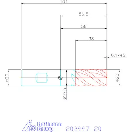 Garant Garant Master INOX VHM maró HPC / TPC 20 mm