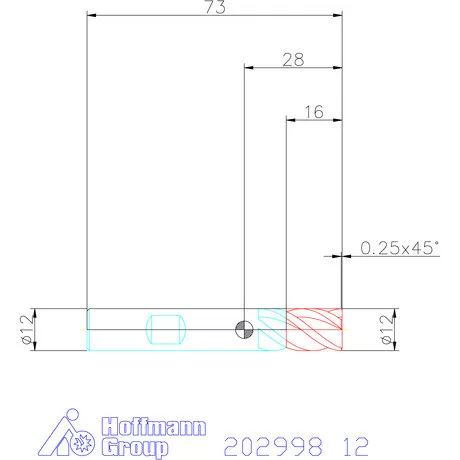 Garant Garant Master INOX VHM maró HPC 12 mm