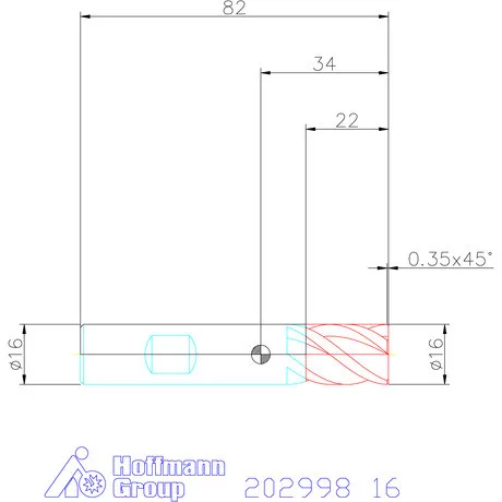 Garant Garant Master INOX VHM maró HPC 16 mm
