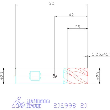 Garant Garant Master INOX VHM maró HPC 20 mm