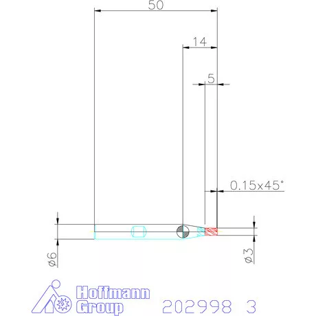 Garant Garant Master INOX VHM maró HPC 3 mm