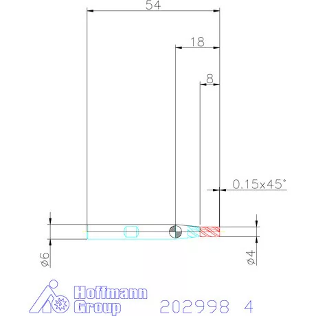 Garant Garant Master INOX VHM maró HPC 4 mm