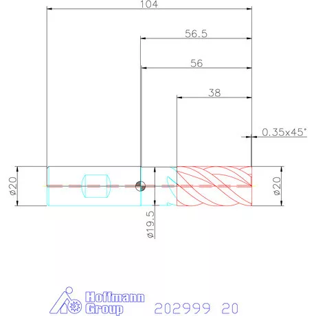 Garant Garant Master INOX VHM maró HPC / TPC 20 mm