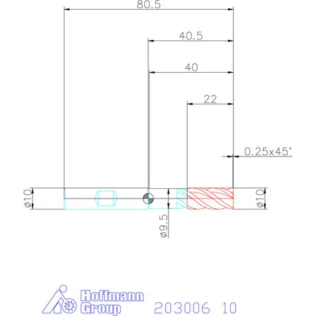 Garant Garant Master INOX VHM maró HPC 10 mm