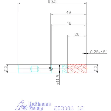 Garant Garant Master INOX VHM maró HPC 12 mm