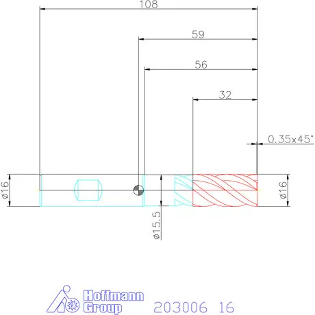 Garant Garant Master INOX VHM maró HPC 16 mm