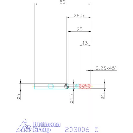 Garant Garant Master INOX VHM maró HPC 5 mm