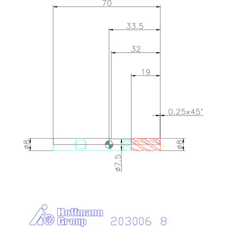 Garant Garant Master INOX VHM maró HPC 8 mm